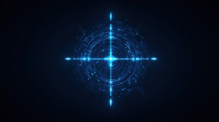 Poster - Ai-tracked ethical spending radar icon concept for monitoring and analyzing consumer choices in responsible spending