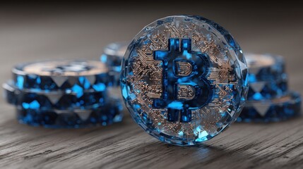 Poster - Detailed illustration of blockchain-based taxation by consensus icon highlighting the importance of economic fairness