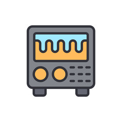 Poster - Illustration Of A Electronic Measuring Instrument Isolated On Transparent