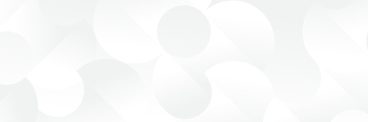 Wall Mural - abstract pattern white geometric banner design background.