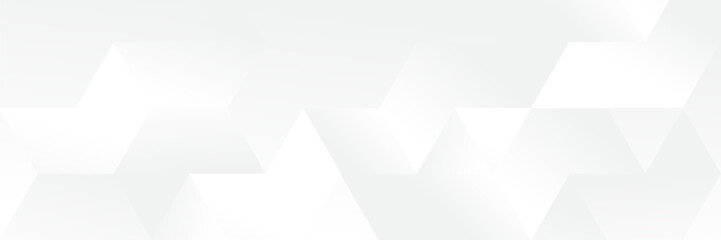Wall Mural - abstract pattern white geometric banner design background.