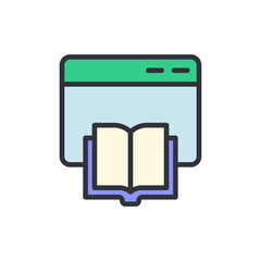 Poster - Online Learning Platform Representing Digital Education And Knowledge Resources