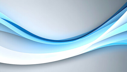 Fototapete - Abstract Blue Neon Wave Background Futuristic Light Speed