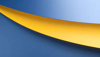 Fototapete - Abstract Geometric Blue and Yellow Gradient Background