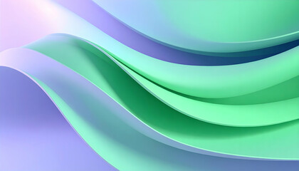 Aufkleber - Abstract Holographic Purple Green Fluid Iridescent Background