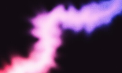 Wall Mural - pink purple blue abstract color grainy gradients shape background, glowing neon color wave on dark g
