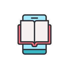 Poster - E Book Concept Presenting Online Digital Literature On Mobile Devices