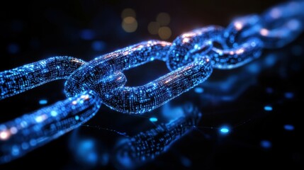 Poster - internet security and data protection concept, blockchain and cybersecurity