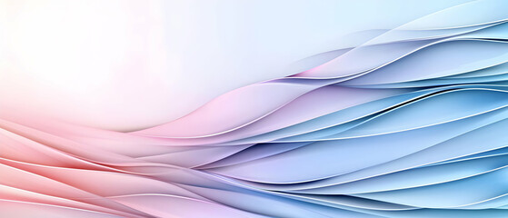 Poster - Abstract Gradient Wave Background Design