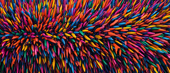 Poster - Abstract Colorful Geometric Pattern