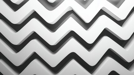 Poster - Reverse zigzag light pattern set against a business tactical theme on white background