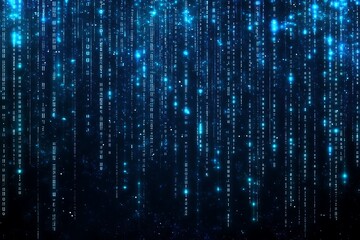 Poster - Matrix Digital Rain Background