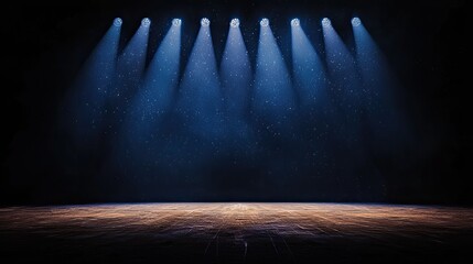 Poster - Radiant light illuminating harmony in a studio-lit horizon.
