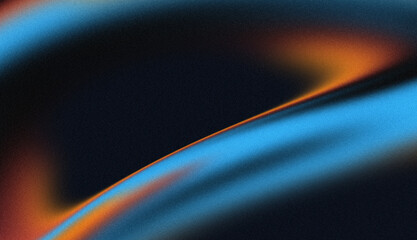 Aufkleber - Abstract dark blue and orange gradient swirl.
