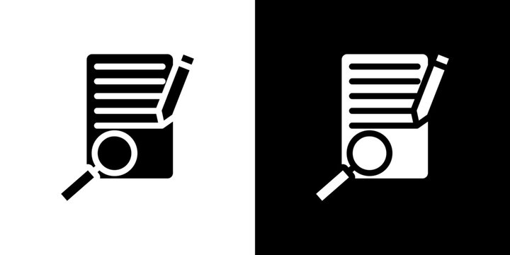 Define icon in solid flat trendy design style.