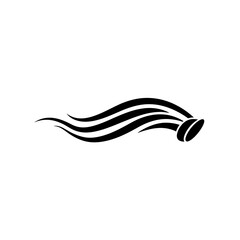 Poster - Coffee Bean Trail Icon: A dynamic graphic of coffee beans on the move, symbolizing freshness and invigorating aroma, creating a bold statement.