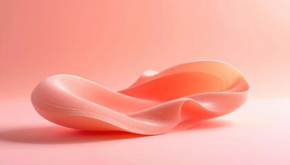 Poster - Creative abstract sculpture studio digital art soft texture close-up modern design inspiration