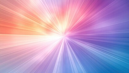 Poster - Dynamic light rays burst abstract background digital art bright colors creative concept