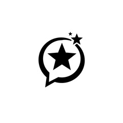 Fototapete - Star Symbol Graphic: A striking star symbol, showcasing a clean, modern design perfect for various uses. Its simplicity ensures versatility, and is ideal for representing achievement or high ratings.