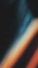 Wall Mural - abstract gradient light streaks with vibrant blue and orange tones