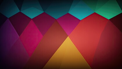 Poster - Colorful background with geometric shapes
3