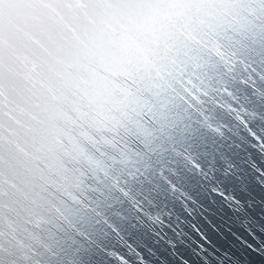 Poster - Subtle scratched metal surface with gradient silver and blurred aesthetic