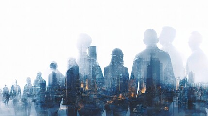 Poster - Merging Tech Team with Cityscape in Digital Overlay Visualization