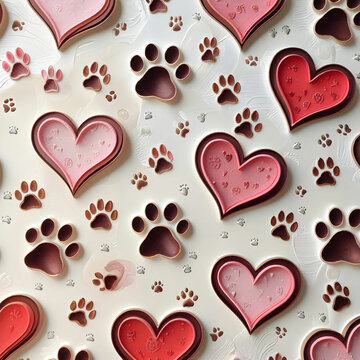 A whimsical background featuring a scatter
