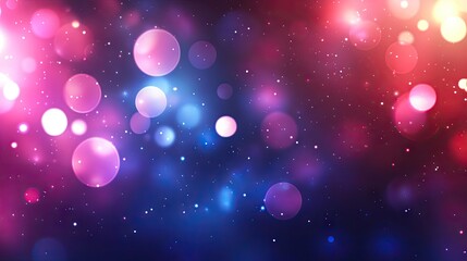 Poster - A vibrant and colorful abstract background featuring soft bokeh lights in shades of pink. purple. and blue. creating a dreamy atmosphere suitable for various creative projects