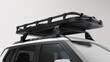 © Husnain - Sturdy car roof rack for carrying cargo.