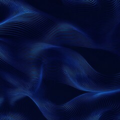 Poster - Abstract background featuring flowing blue lines creating a wave-like texture in a dark setting