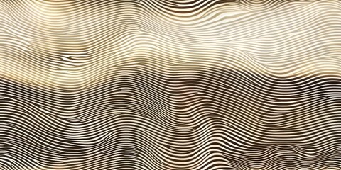 Poster - Abstract wavy pattern in neutral tones creates a soothing and fluid visual experience in modern design