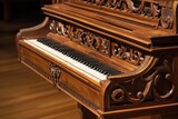 Ornate Antique Piano: A Masterpiece of Musical History