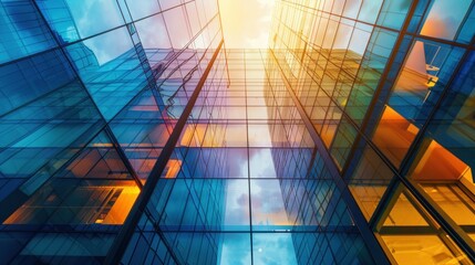 Poster - Modern open-plan office building exterior stock photo --ar 16:9 --raw --v 6 Job ID: 52cb5e88-52d1-4215-b333-04088c72ec33