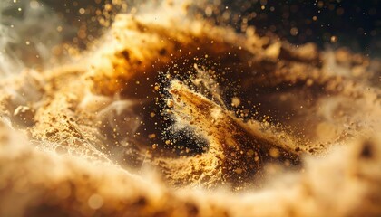 Poster - Microscopic View of Dust Particles Swirling in a Tornado Formation