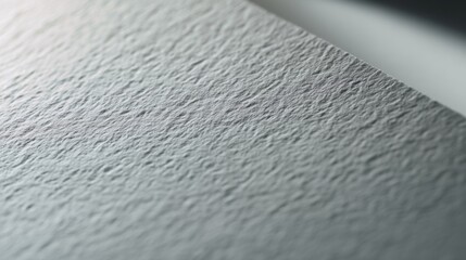 Leinwandbilder - Close-up view of a textured, light gray surface, possibly paper or stone, showing subtle undulations and a slightly rough texture. The image has a neutral, minimalist aesthetic. : Generative AI