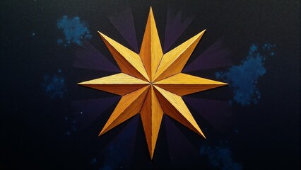 Wall Mural - Captain Marvel Eight Point Star Symbol