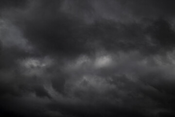 Wall Mural - thunderclouds over the lake, natural background
