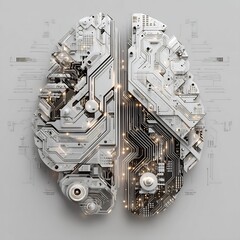 Poster - Intricate Circuitry Brain: Representation of Artificial Intelligence Advancement