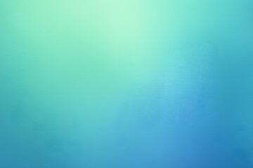 Poster - Serene Aquatic Ambiance: A gradient of blues and greens coalesce, evoking a sense of tranquility reminiscent of the ocean's depths and the refreshing coolness of a spring.