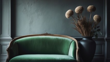 Aufkleber - Sophisticated gray interior wall design