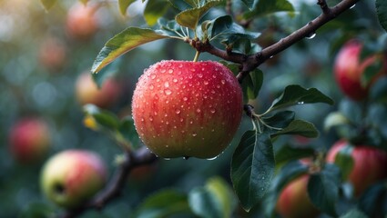 Poster - Harvesting apples