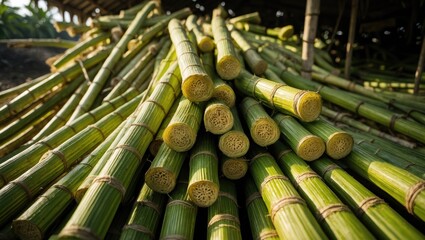 Poster - Bagasse, the byproduct of sugar cane, sugar cane post-extraction