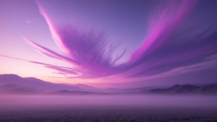 Aufkleber - Purple sky backdrop image