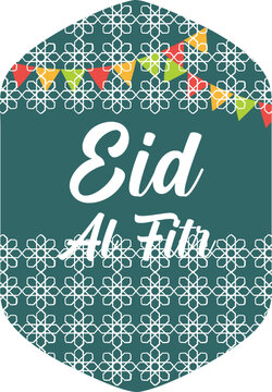vector illustration of greeting templates for Eid al-Fitr and Eid al-Adha