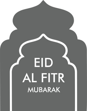 vector illustration of greeting templates for Eid al-Fitr and Eid al-Adha