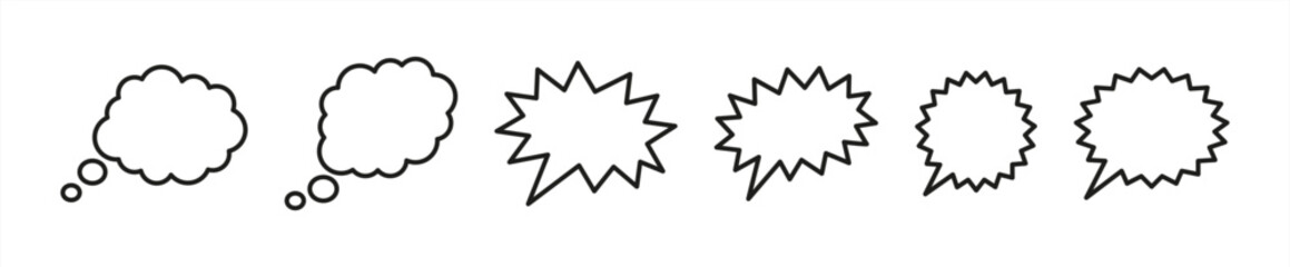 Poster - Communication speech bubbles isolated on transparent background, vector 10 eps.