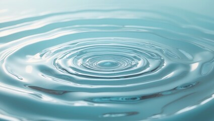 Aufkleber - Clean transparent background with water texture ripples and waves