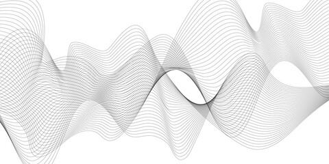 Poster - abstract background with business lines. technology, data science, geometric border pattern. isolate