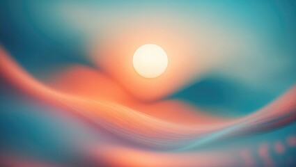 Poster - Natural Background Abstract. Summer Vacation Concept with Copy Space. Blurred Sun and Sky Bokeh Effect
